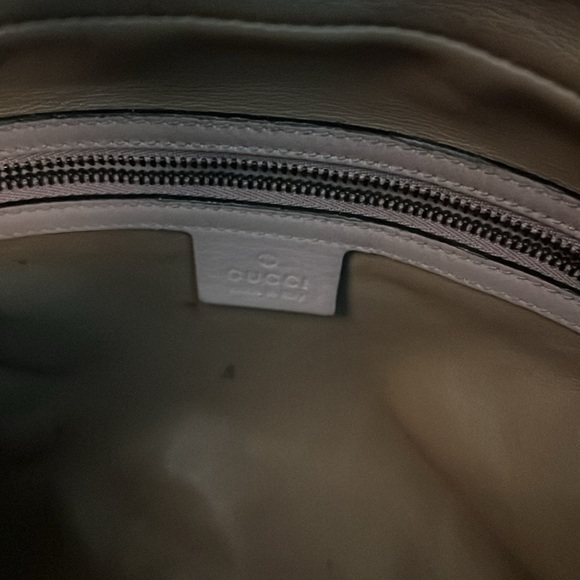 GUCCi Marmont medium size shoulder bag in rosy beige python 🐍❣️GG - Picture 7 of 9